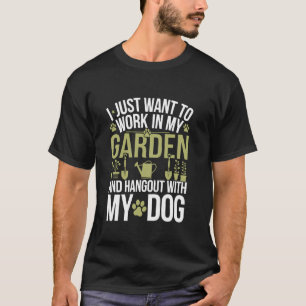 Lustiger Garten Hund Liebhaber Gärtner Garten Haus T-Shirt