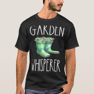Lustiger Gartenflüsterer Blumen Gärtnern Gemüse T-Shirt