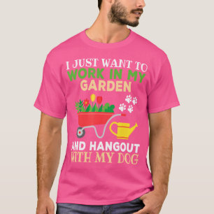 Lustiger Gartenhund Liebhaber Gärtner Garten Pflan T-Shirt