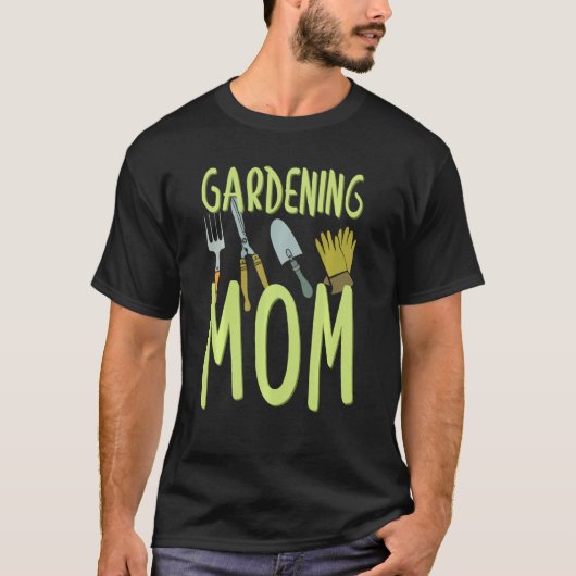Lustiger Gärtner Botanischer Gartenbau Mama T-Shirt (Vorderseite)