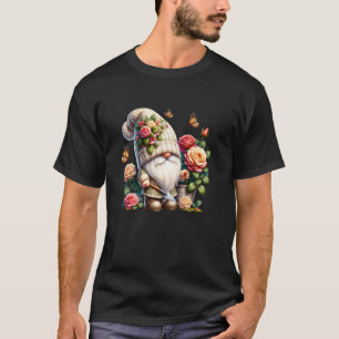 Lustiger Gärtner-Gnom Für Schmetterlingsliebhaber T-Shirt