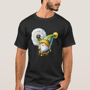 Lustiger Gärtner-Gnom Mit Blumendekor Für Löwenzah T-Shirt
