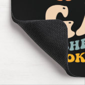Lustiger Gay-Pride-Angler Was Ein Schwuler Fischer Mousepad (Ecke)