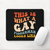 Lustiger Gay-Pride-Angler Was Ein Schwuler Fischer Mousepad (Mit Mouse)