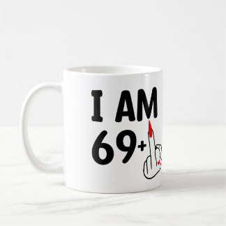 Lustiger Geburtstag 70 Jahre alt Ich bin 69 Kaffeetasse