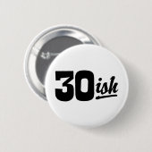 Lustiger Geburtstag Button (Vorne & Hinten)