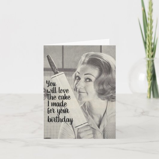 Lustiger Geburtstag. Button gefährlich werden. Karte (Vorderseite)