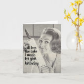 Lustiger Geburtstag. Button gefährlich werden. Karte (Gelbe Blume)