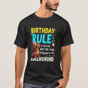 Lustiger Geburtstag Dachshund Hund T-Shirt