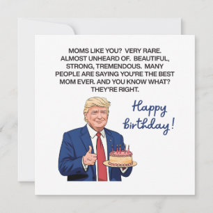 Lustiger Geburtstag der Mutter  Karte
