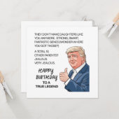 Lustiger Geburtstag der Tochter Karte (Vorderseite/Rückseite Beispiel)