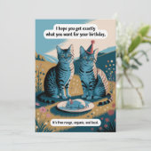 lustiger geburtstag einladung (Stehend Vorderseite)