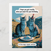 lustiger geburtstag einladung (Vorne/Hinten)