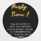 Lustiger Geburtstag Etiketten (Design 1)