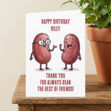 Lustiger Geburtstag für den besten Freund mit rote