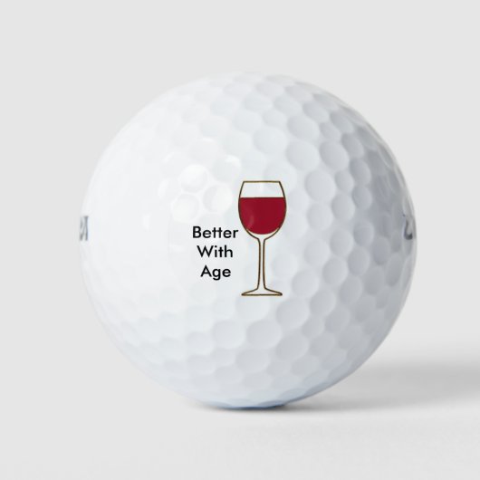 Lustiger Geburtstag Golfball (Vorderseite)