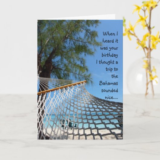 Lustiger Geburtstag! Karte (Gelbe Blume)