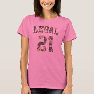 Lustiger Geburtstag legale 21 T-Shirt