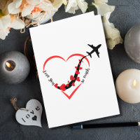 Lustiger Geburtstag Liebe dich so sehr Herz & Flug