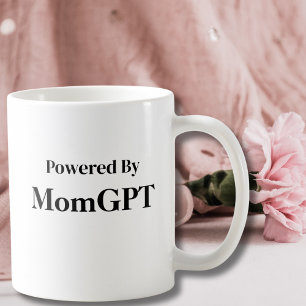 Lustiger Geburtstag Mama - Unterstützt von MomGPT  Kaffeetasse