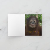 Lustiger Geburtstag mit schöner Frau Karte (Innenseite)