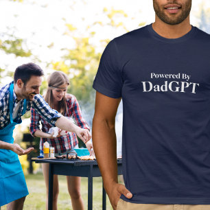 Lustiger Geburtstag Papa - Unterstützt von DadGPT T-Shirt
