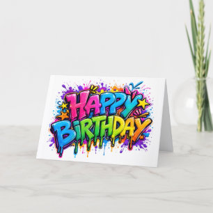 LUSTIGER GEBURTSTAG - SIEHE INNEN und Rückseite .. Karte