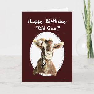 Lustiger Geburtstag Über den Hügel jetzt eine alte Karte