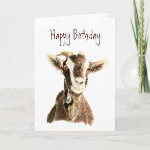 Lustiger Geburtstag, von der alten Ziege, die DICH Karte