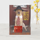 Lustiger Geburtstag von der Gruppe Karte (Gelbe Blume)