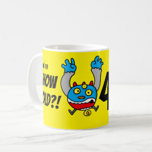 Lustiger Geburtstags-Witz zum 40. Geburtstag Kaffeetasse