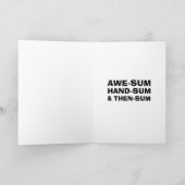 lustiger Geburtstagsgeschenk Karte (Innenseite)