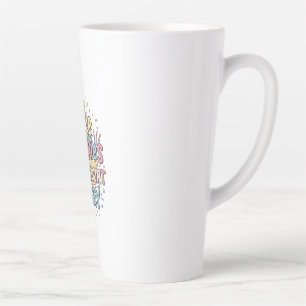 Lustiger Geburtstagskuchen - Kalorien zählen heute Milchtasse