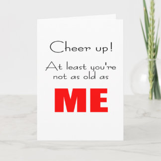 lustiger Geburtstagswunschvergleich Karte