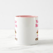 Lustiger Gefäßchirurg Zweifarbige Tasse (Mittel)