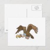 Lustiger Geier Postkarte (Vorne/Hinten)
