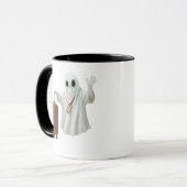 Lustiger Geist auf Reisen Tasse (Vorderseite Links)