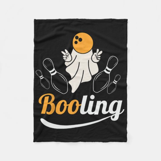 Lustiger Geist Boo Booling Liebhaber Faules Hallow Fleecedecke (Vorderseite)