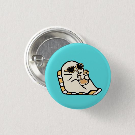 Lustiger Geist Button (Vorne & Hinten)