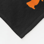 Lustiger Geist für Halloween Fleecedecke (Ecke)