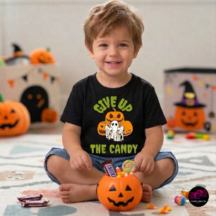 Lustiger Geist Gib Den Kaugummi Auf Halloween Kleinkind T-shirt