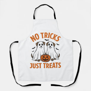Lustiger Geist-Hund Halloween Keine Tricks, nur Le Schürze