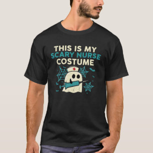 Lustiger Geist Krankenschwester Halloween Grafik m T-Shirt