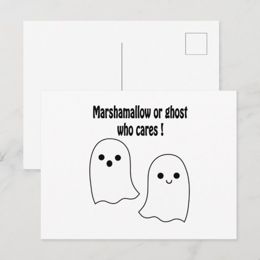 lustiger Geist-Sklave Postkarte (Vorne/Hinten)