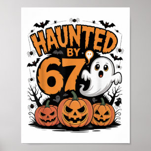Lustiger Geist T Kürbis Halloween - Verflucht Poster