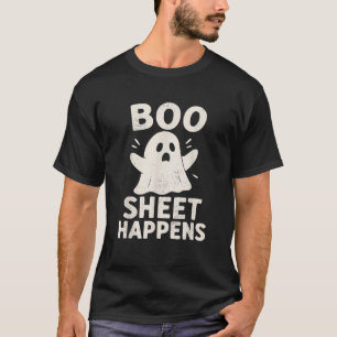 Lustiger Geister Halloween Wortspiel Boo Blatt pas T-Shirt