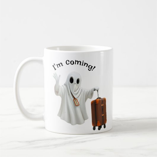 Lustiger Geister-Reise-Tasse Kaffeetasse (Links)