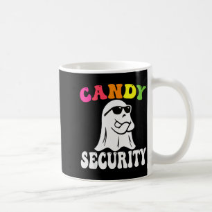 Lustiger Geister-Süßigkeiten-Sicherheits-Halloween Kaffeetasse