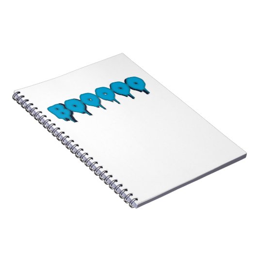 lustiger Geistertext Notizblock (Rechte Seite)