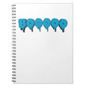 lustiger Geistertext Notizblock (Vorderseite)